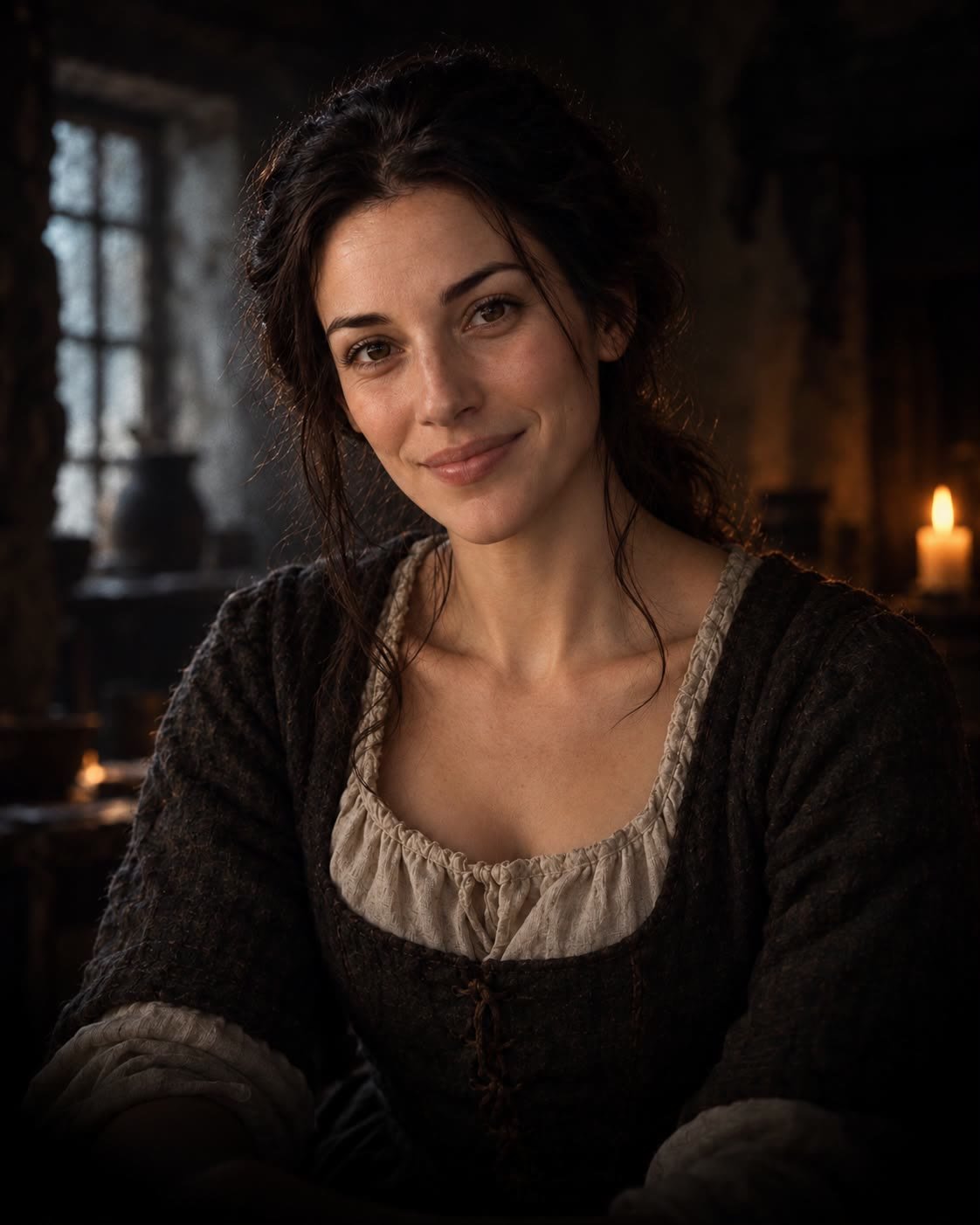 Elspeth Bell, before the fire